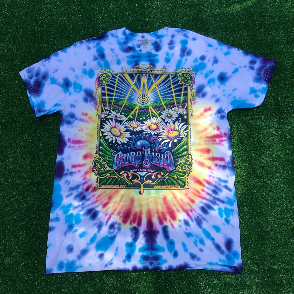 Camp Bisco 2018 Tie Dye Tour Concert Tee NWOT